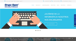 Desktop Screenshot of grupo-open.es