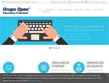 Tablet Screenshot of grupo-open.es